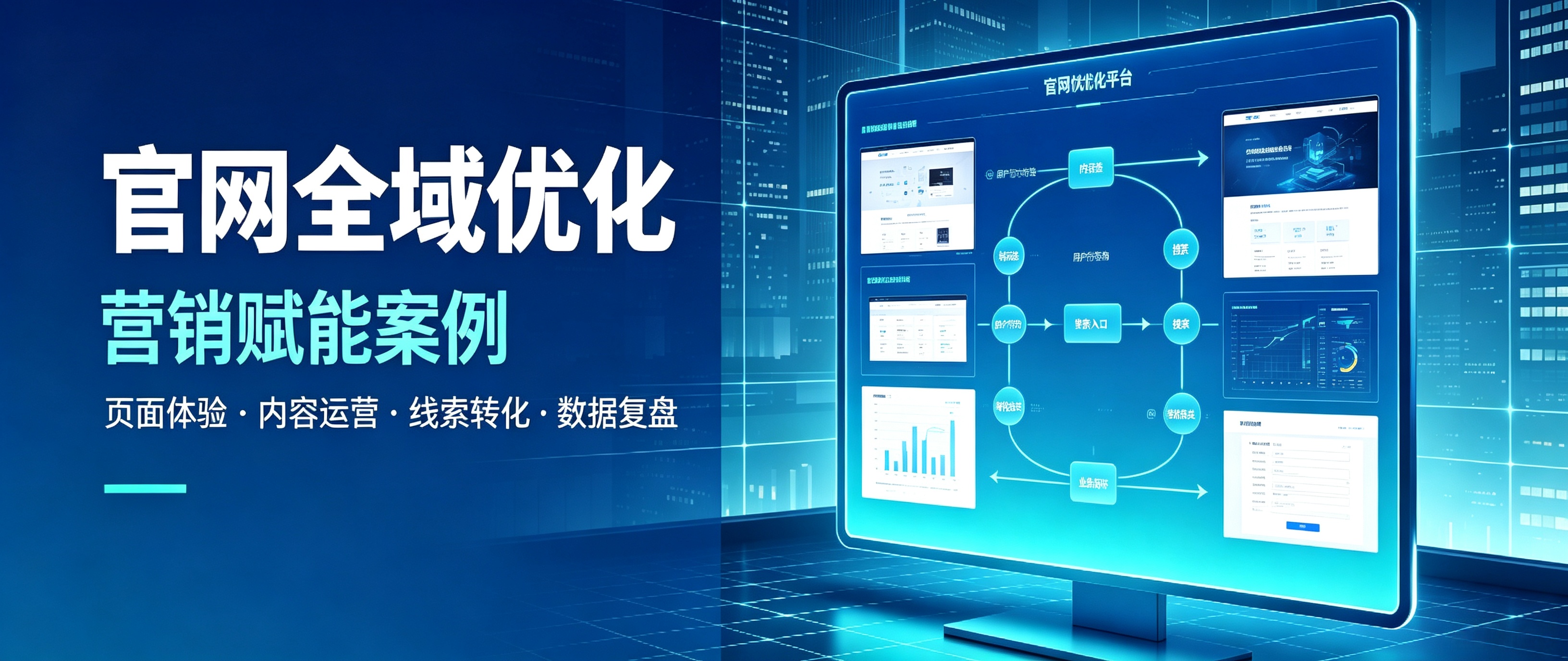 官方网站全域优化与营销赋能案例